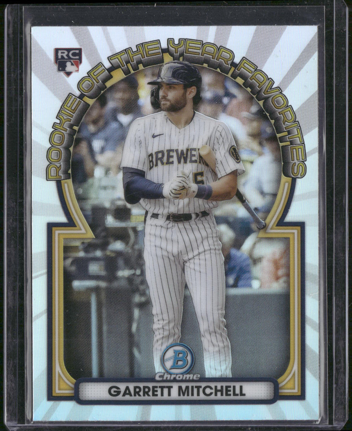 2023 Bowman #ROYF-7 Garrett Mitchell Rookie of the Year Favorites