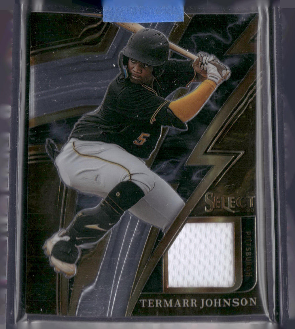 2023 Panini Select #SM-TJ Termarr Johnson Sparks Material