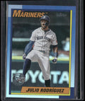2025 Topps Update #U90-3 Julio Rodríguez 1990 Topps Baseball 35th Anniversary