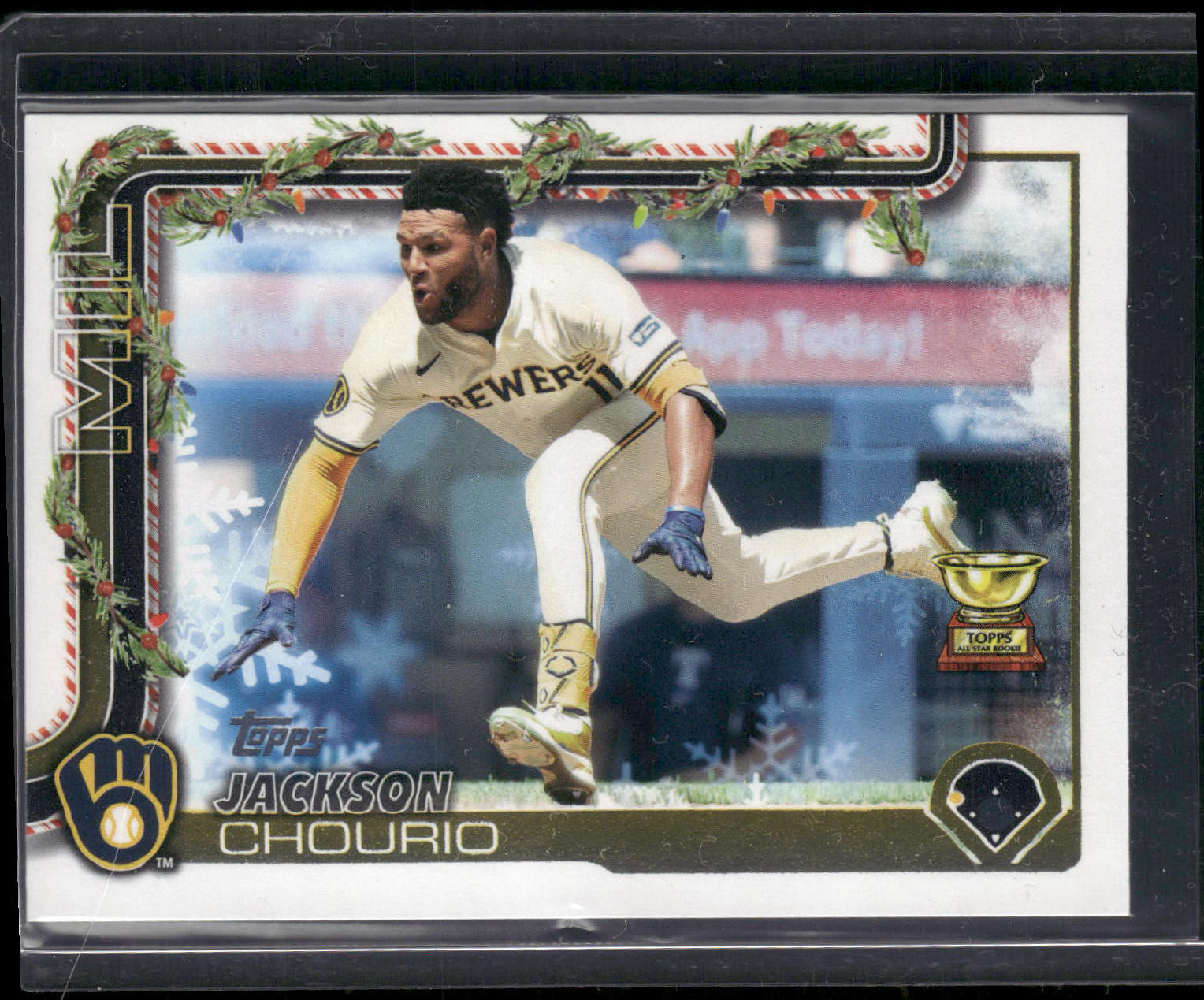 2025 Topps Holiday #H182 Jackson Chourio