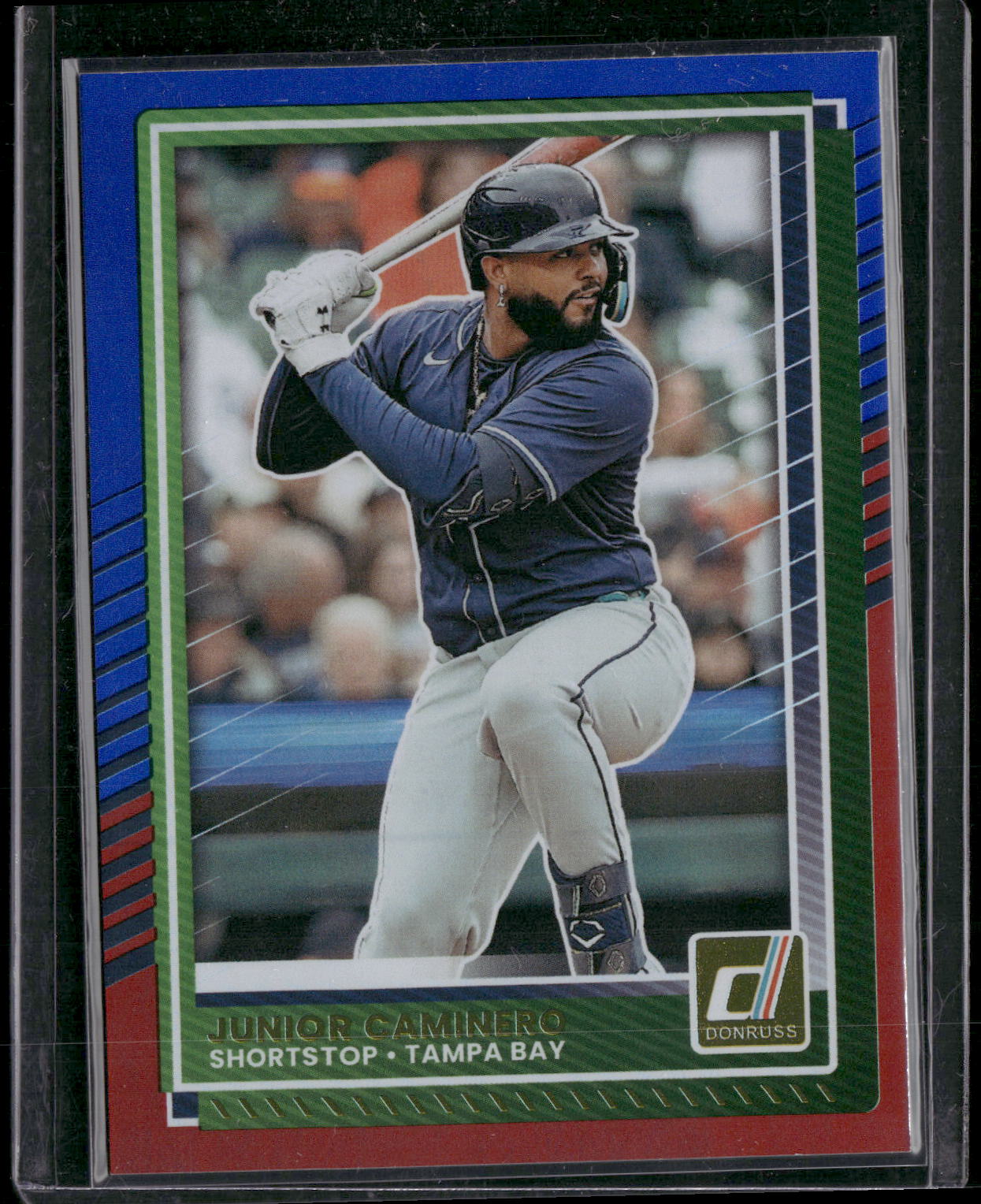 2025 Donruss #40 Junior Caminero Red and Blue