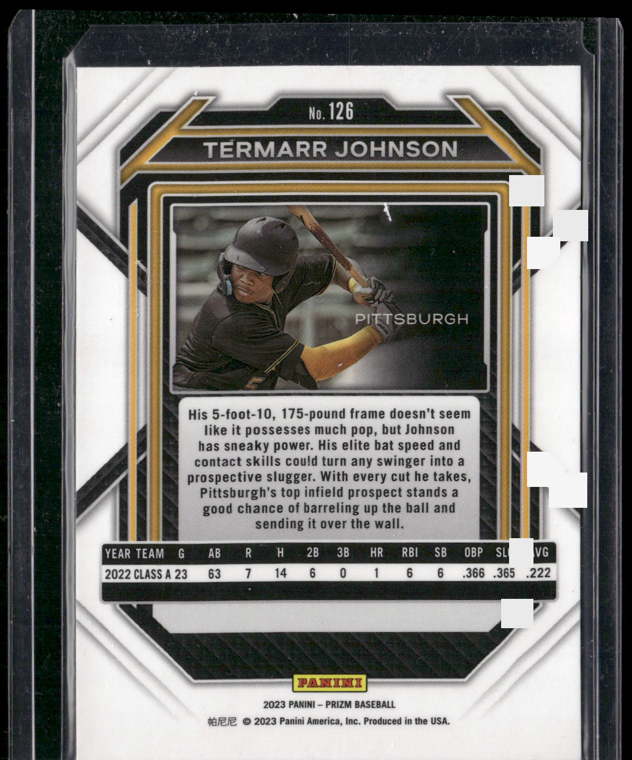 2023 Panini Prizm #126 Termarr Johnson