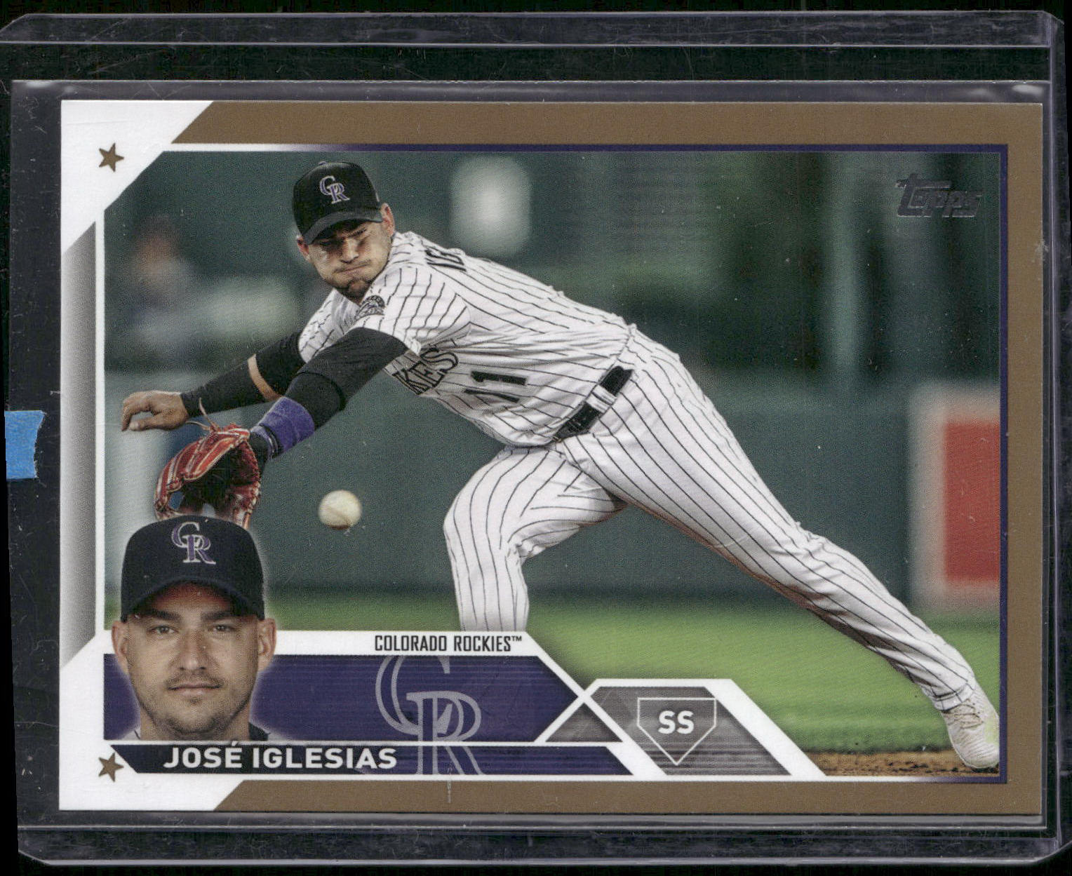 2023 Topps #653 José Iglesias Gold #/2023