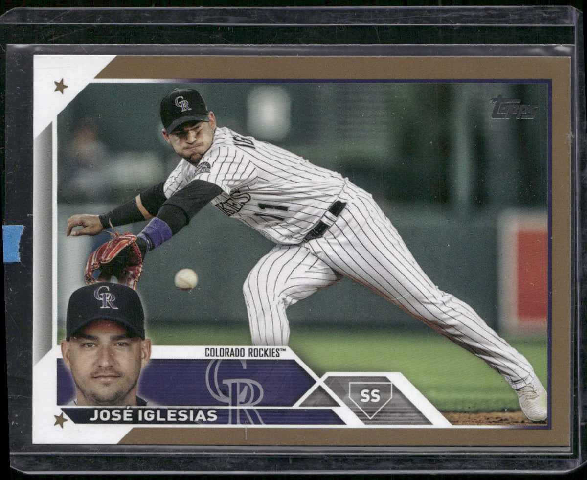 2023 Topps #653 José Iglesias Gold #/2023
