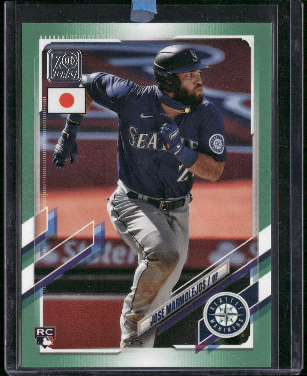 2021 Topps Japan Edition #102 Jose Marmolejos Jade Green #/75