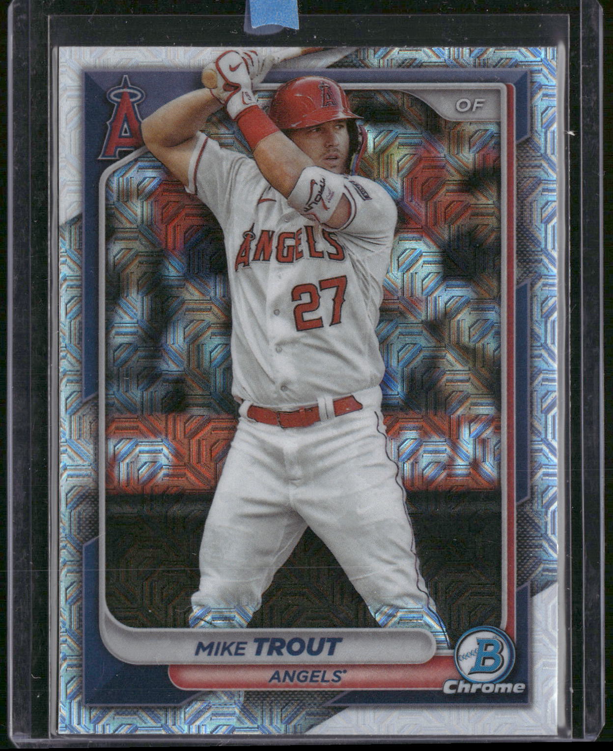 2024 Bowman #19 Mike Trout Chrome Mojo Refractors
