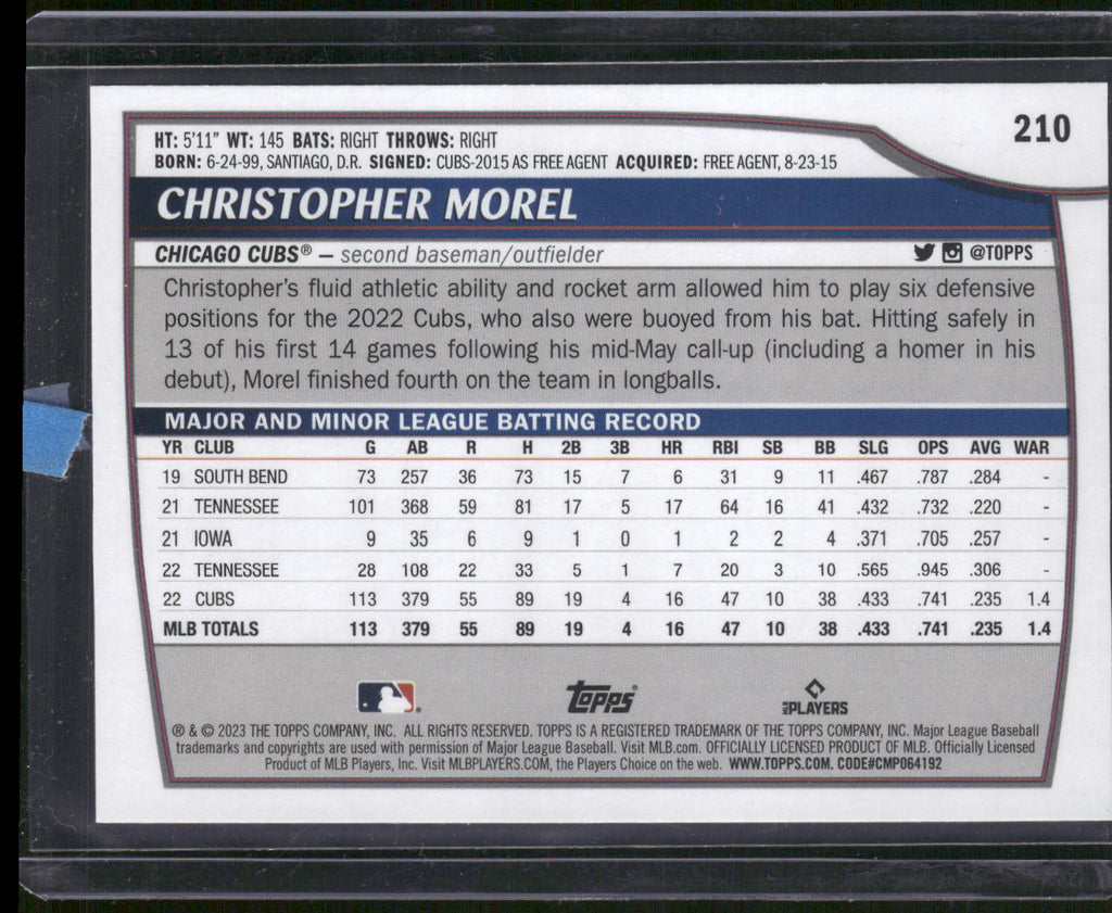 2023 Topps Big League #210 Christopher Morel