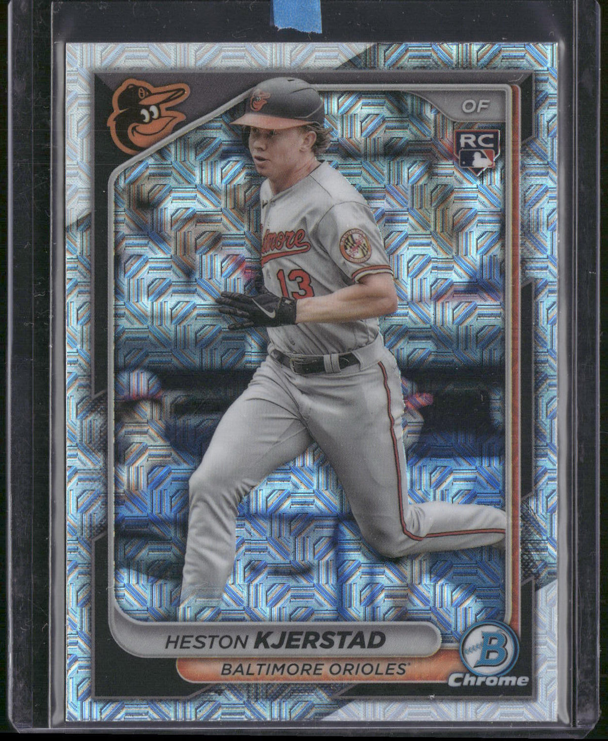 2024 Bowman Chrome #44 Heston Kjerstad Mojo Refractors