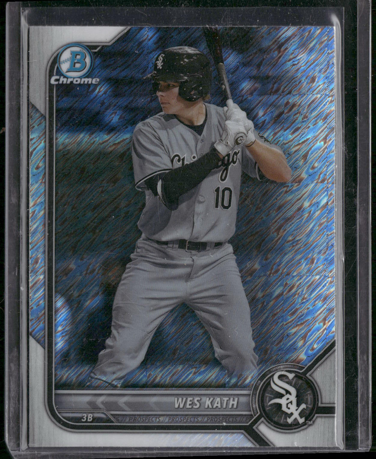 2022 Bowman Chrome Sapphire Edition #BCP-204 Wes Kath Prospects Mojo Refractor