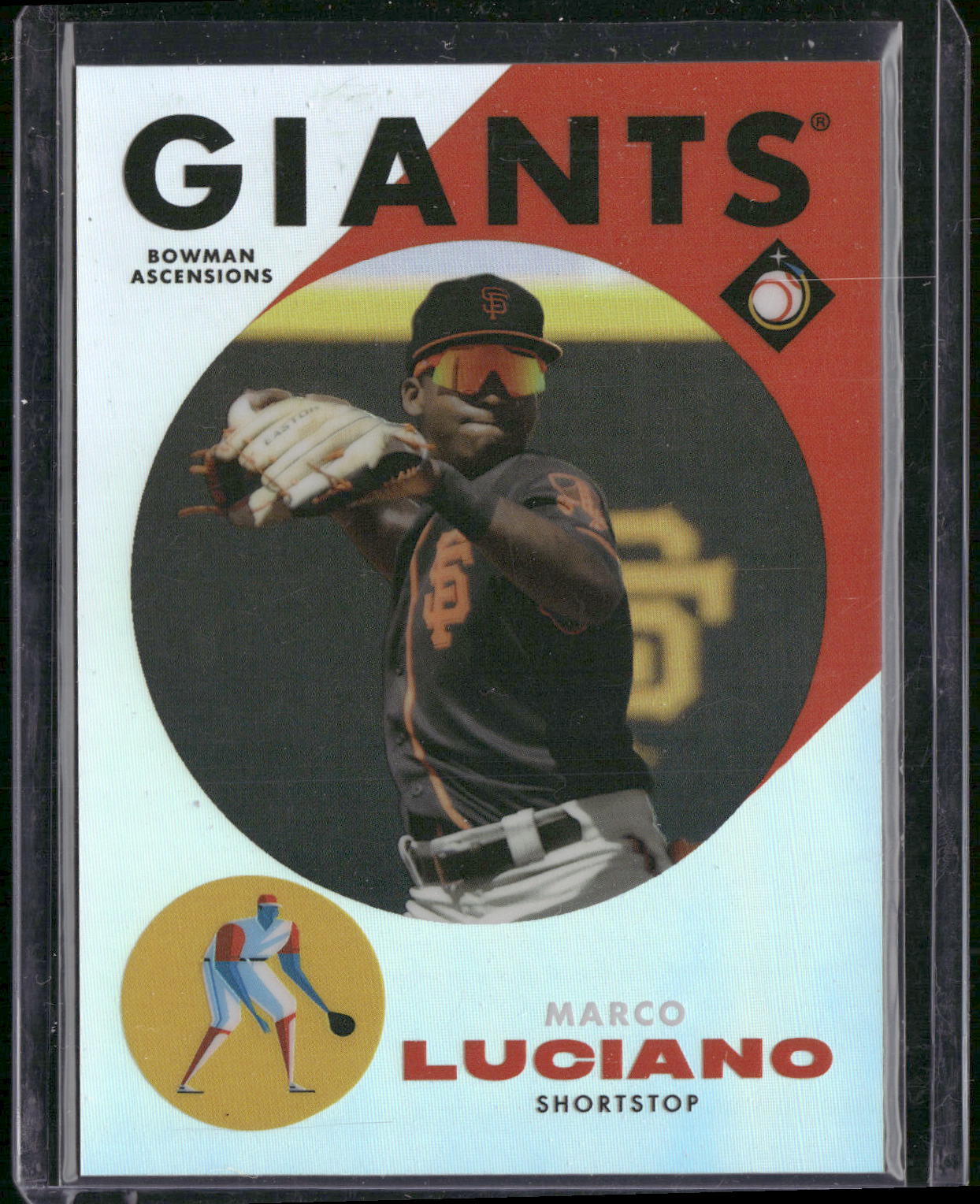 2022 Bowman Chrome #BA-14 Marco Luciano Bowman Ascensions X Invisible Creature