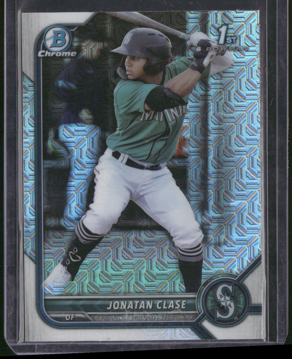 2022 Bowman #BCP-118 Jonatan Clase Chrome Prospects Mojo Refractors