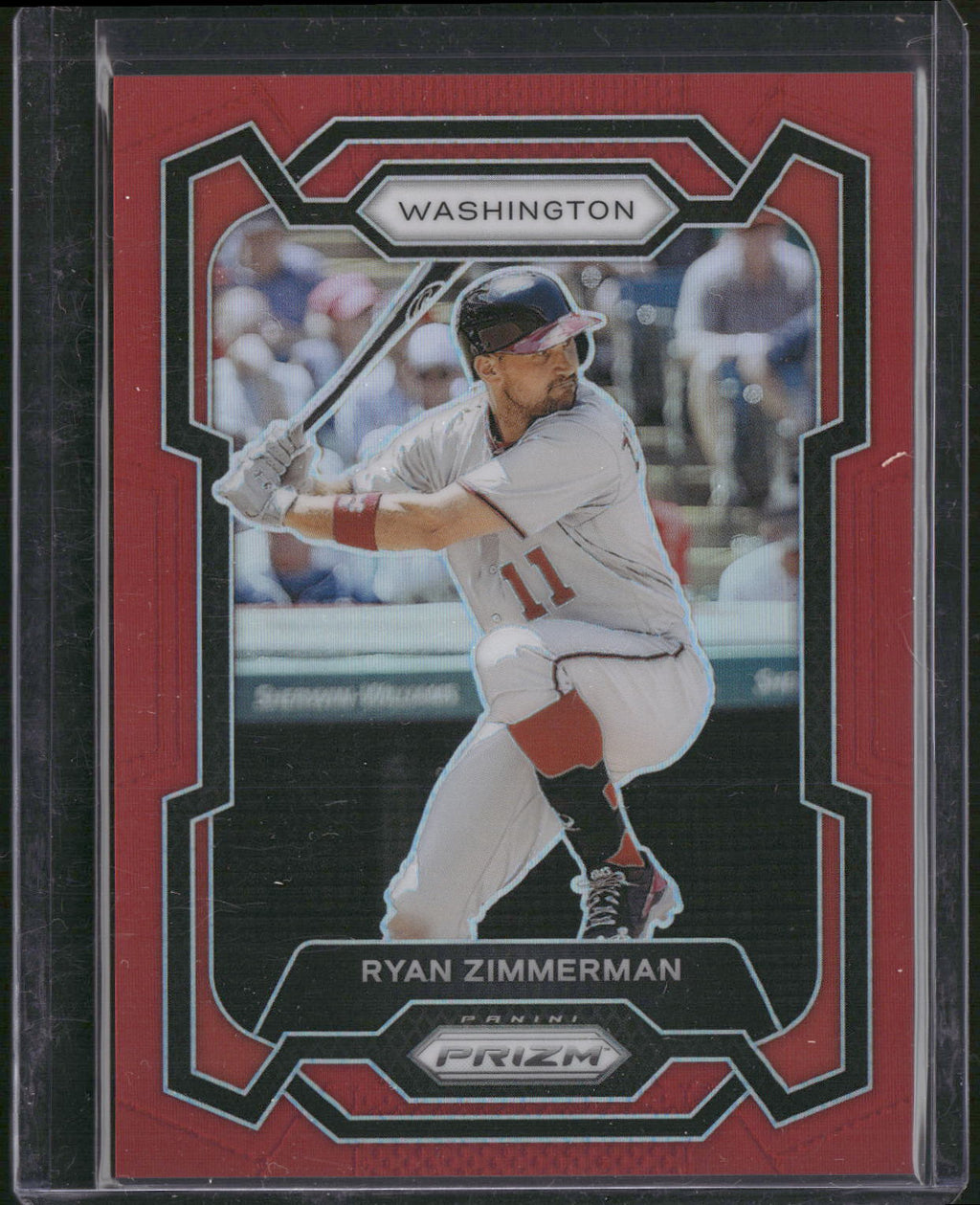 2024 Panini Prizm #181 Ryan Zimmerman Red Prizms #/299