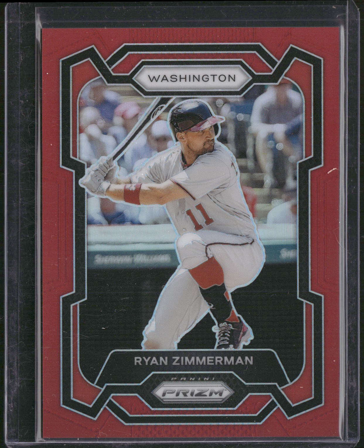 2024 Panini Prizm #181 Ryan Zimmerman Red Prizms #/299