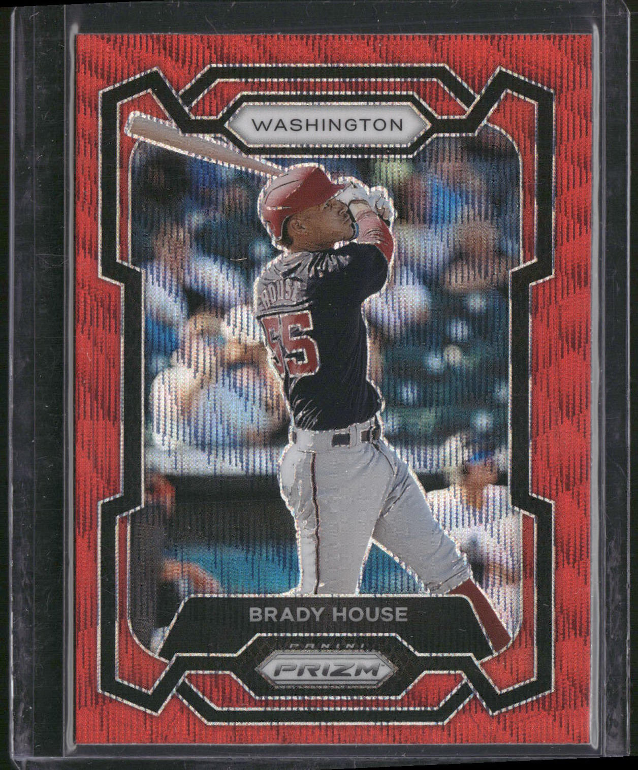 2024 Panini Prizm #53 Brady House Ruby Wave Prizms