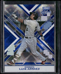2016 Panini Elite Extra Edition #77 Luis Arraez Aspirations Blue #/75