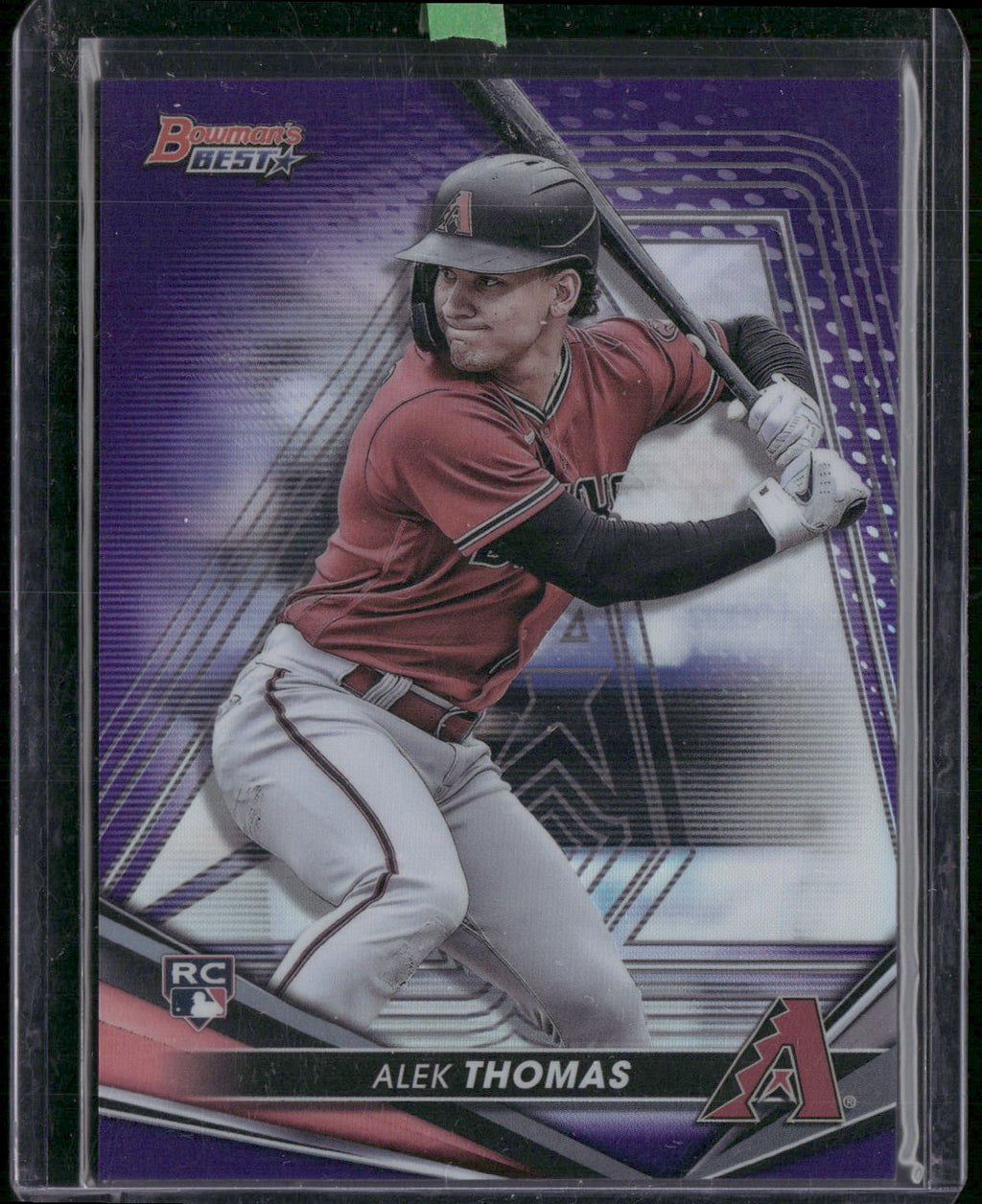2022 Bowman's Best #22 Alek Thomas Purple Refractor #/250