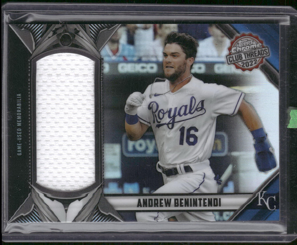 2022 Topps Chrome #TCT-ABE Andrew Benintendi Topps Chrome Authentics Relics