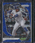 2020 Panini Prizm #8 Jorge Soler Blue Donut Circles Prizm #/199