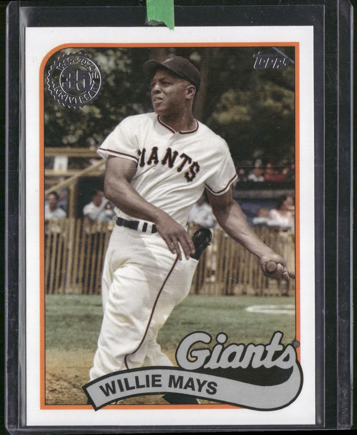 2024 Topps Update #89US-3 Willie Mays 1989 Topps Baseball 35th Anniversary