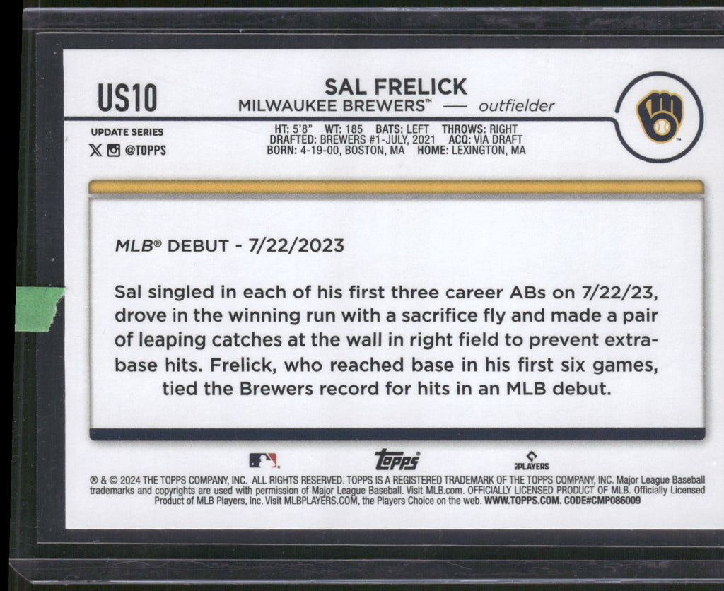 2024 Topps Update #US10 Sal Frelick
