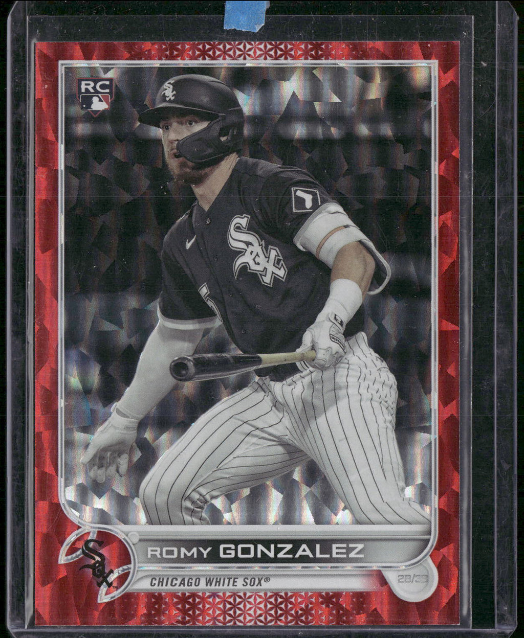 2022 Topps #595 Romy Gonzalez Red Foilboard #/199
