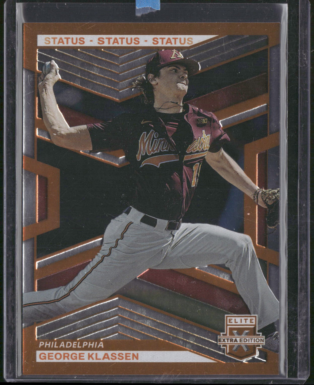 2023 Panini Elite Extra Edition #40 George Klassen Status Orange #/275