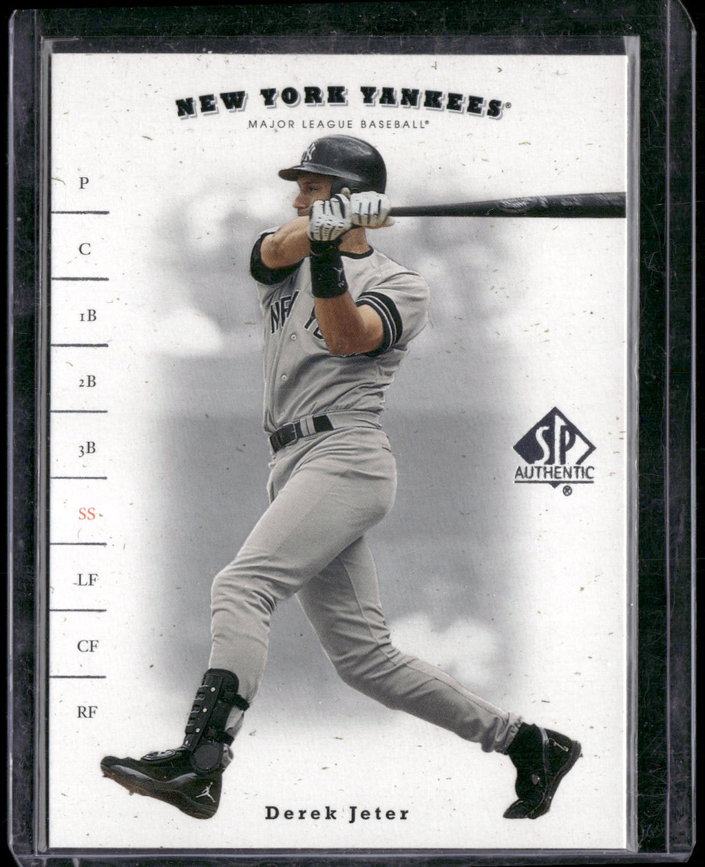 2001 SP Authentic #36 Derek Jeter