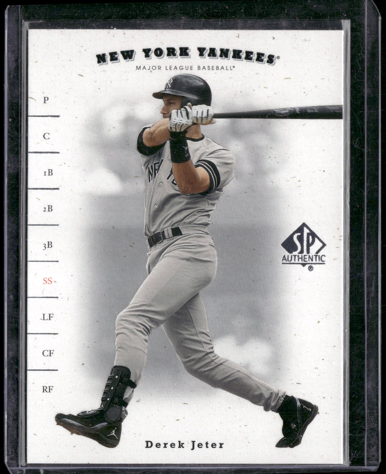 2001 SP Authentic #36 Derek Jeter