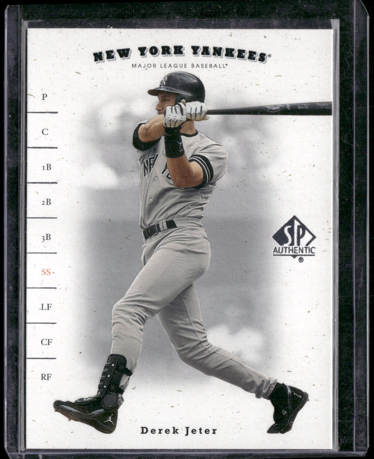 2001 SP Authentic #36 Derek Jeter