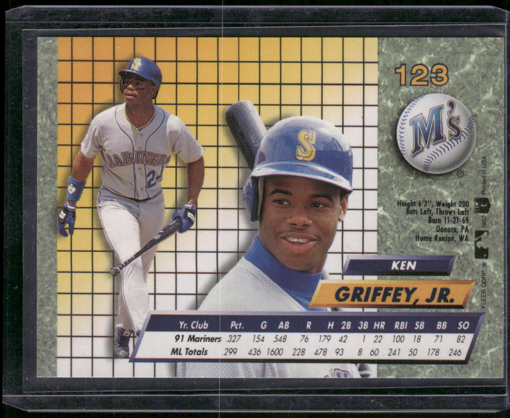 1992 Ultra #123 Ken Griffey, Jr.