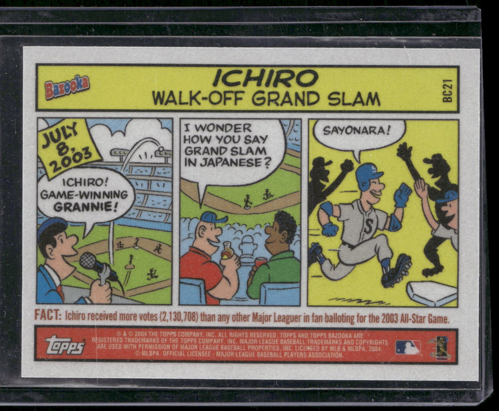 2004 Bazooka #BC21 Ichiro Suzuki Comics