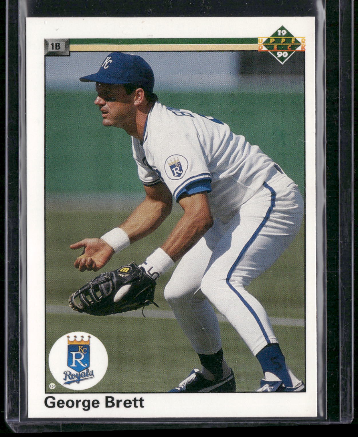 1990 Upper Deck #124b George Brett