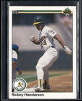 1990 Upper Deck #334 Rickey Henderson