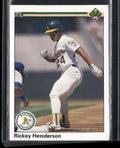 1990 Upper Deck #334 Rickey Henderson