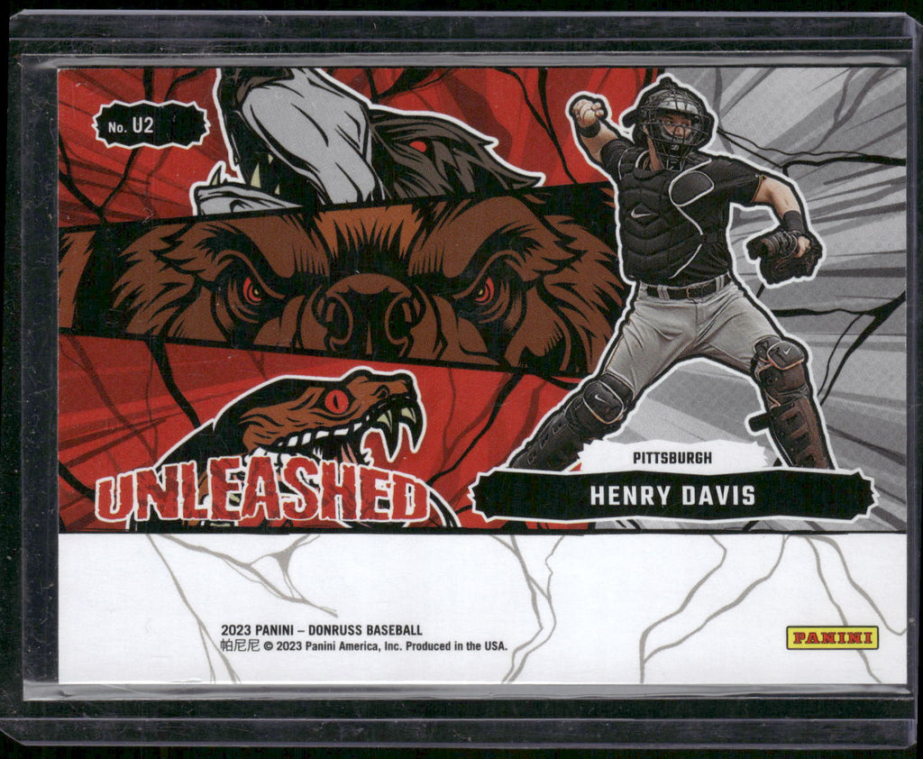 2023 Donruss #U2 Henry Davis Unleashed Blue #/249
