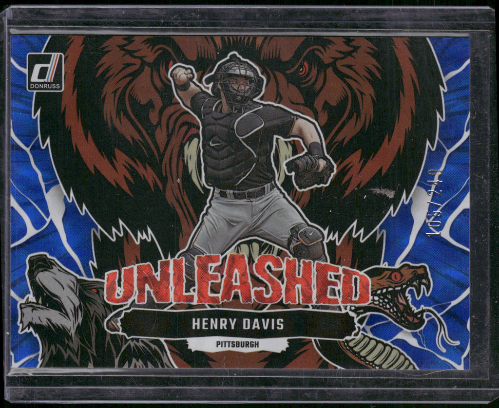 2023 Donruss #U2 Henry Davis Unleashed Blue #/249