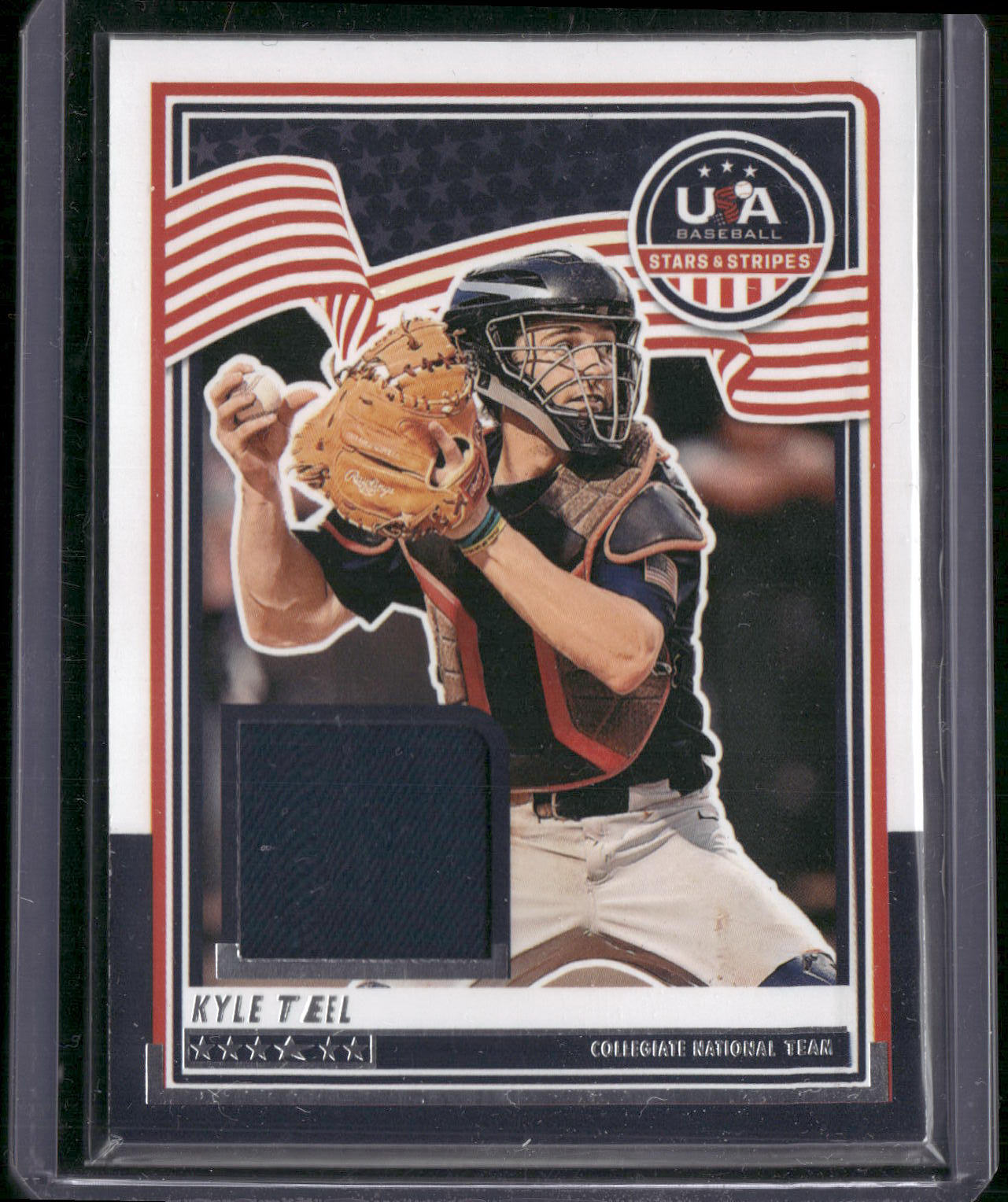 2025 Panini Stars & Stripes USA Baseball #USA-KT Kyle Teel USA Materials