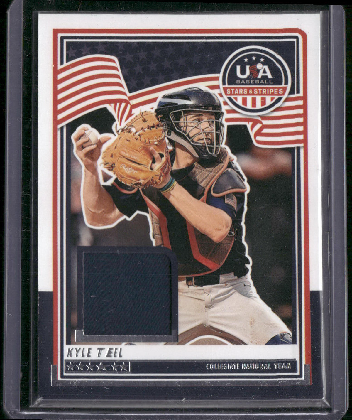 2025 Panini Stars & Stripes USA Baseball #USA-KT Kyle Teel USA Materials