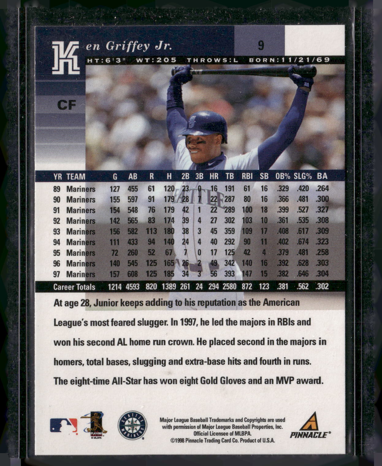 1998 Pinnacle Plus #9 Ken Griffey Jr.