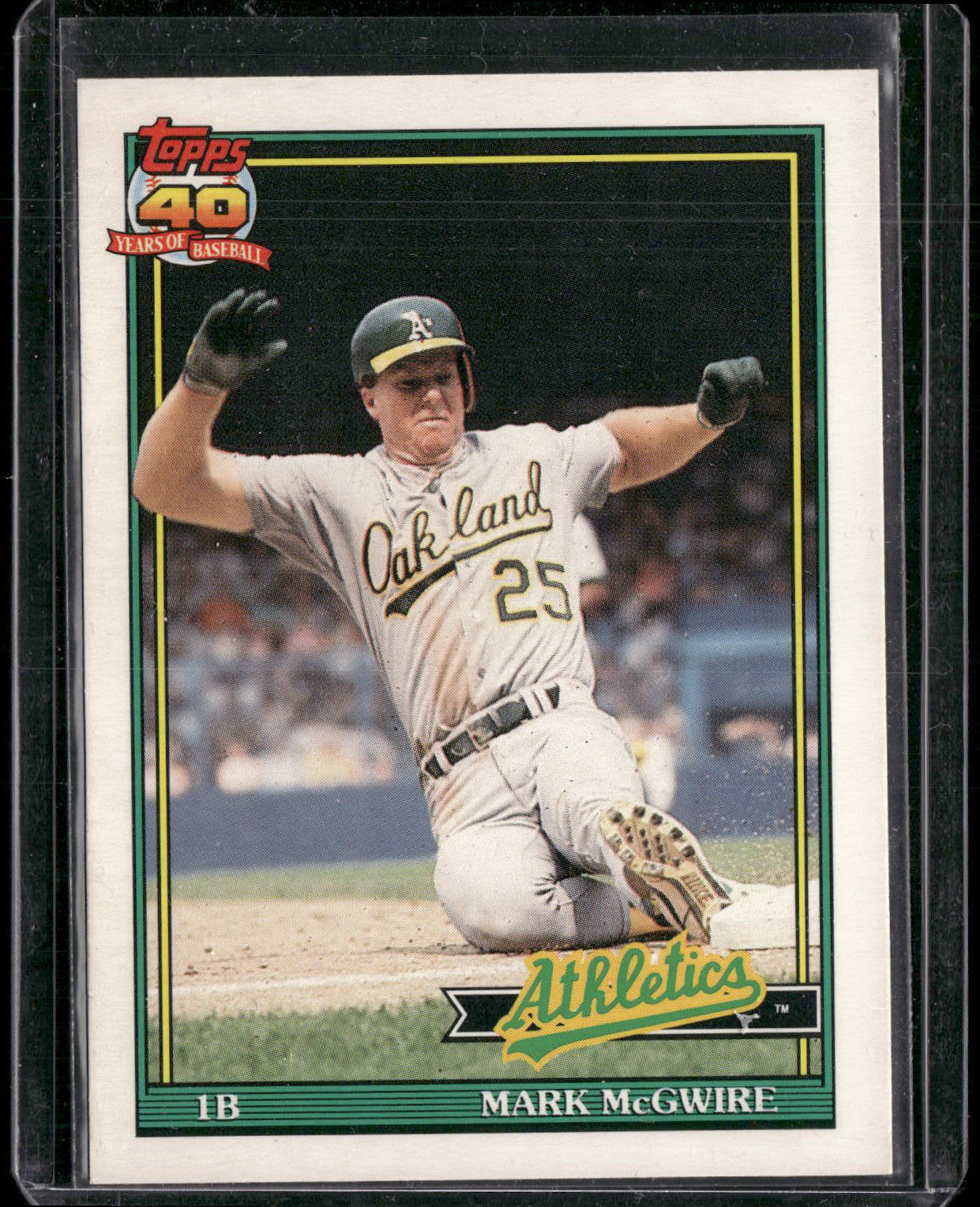 1991 Topps #270 Mark McGwire