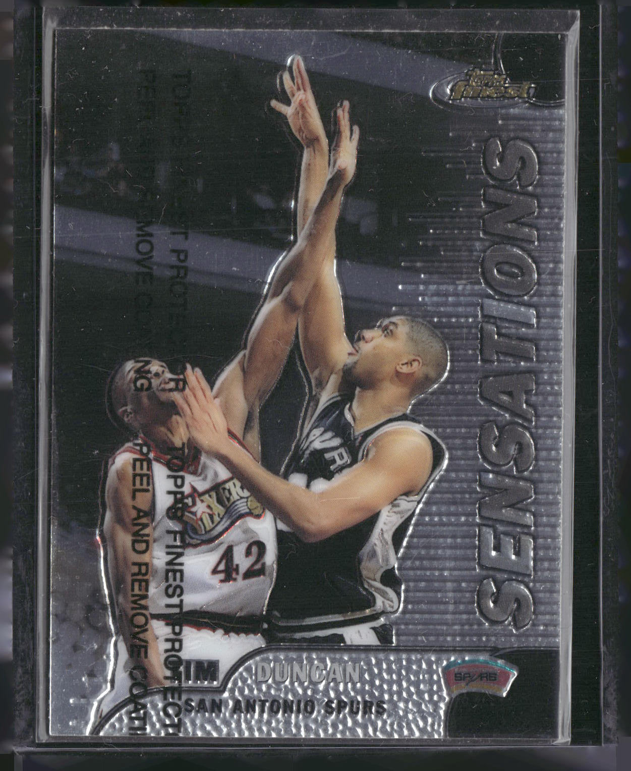 1999-00 Finest #125 Tim Duncan