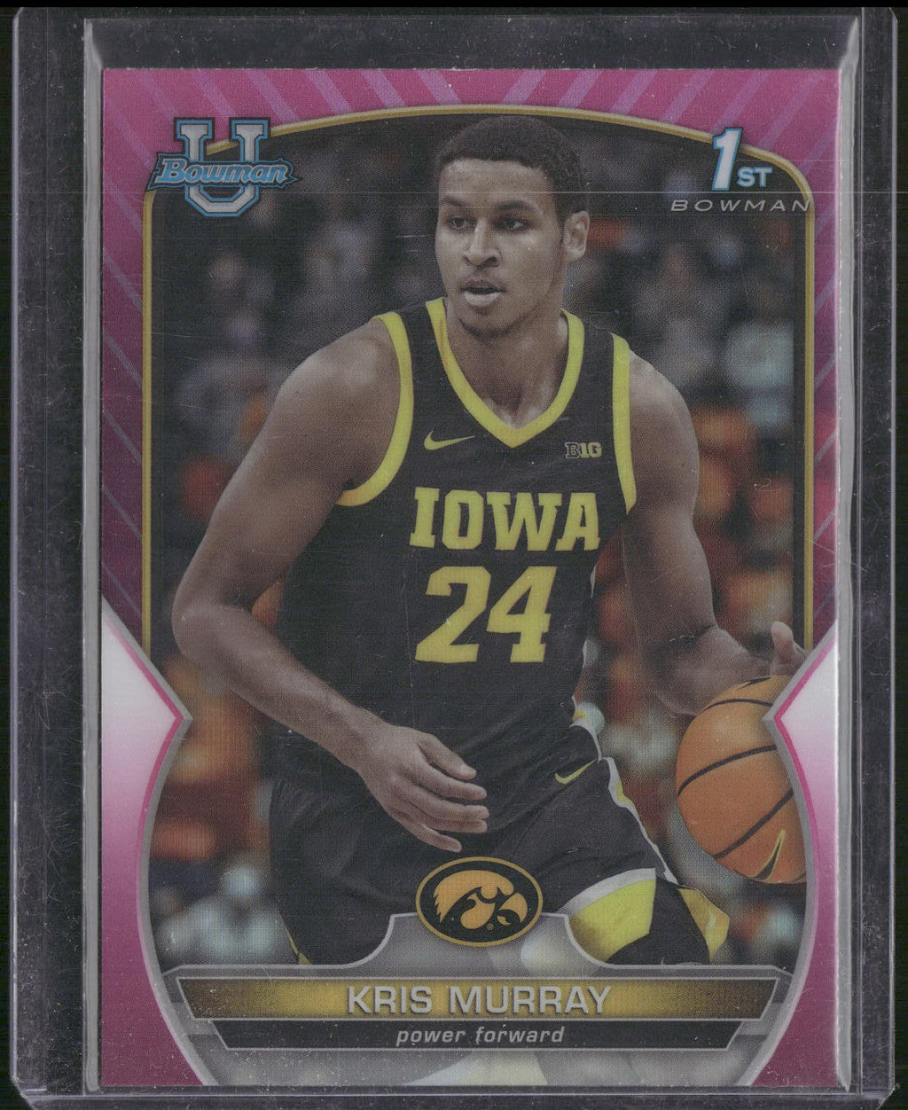 2022-23 Bowman University Chrome #71 Kris Murray Pink