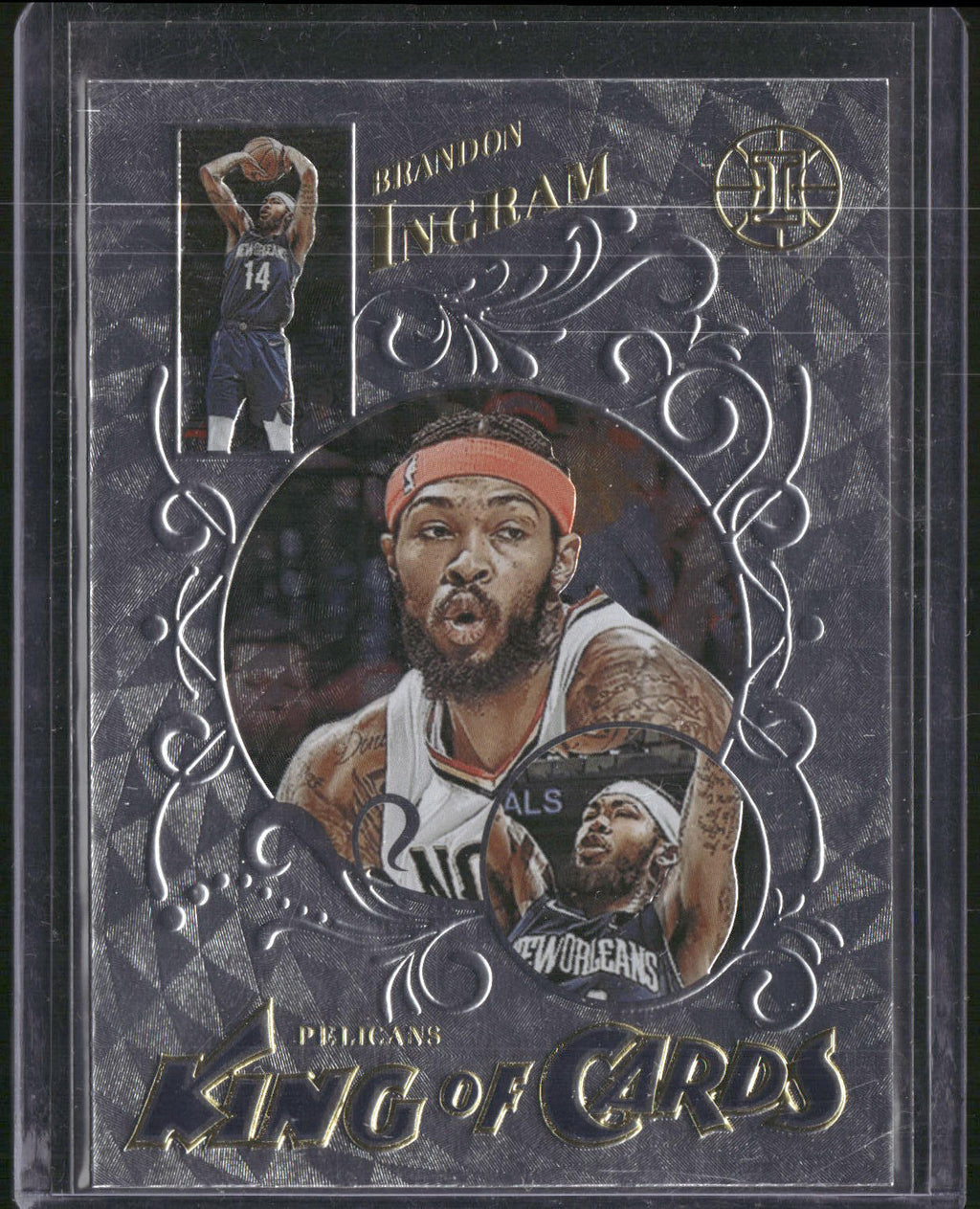 2021-22 Panini Illusions #16 Brandon Ingram King of Cards