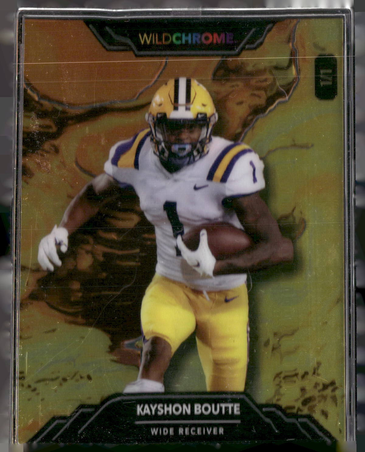 2023 Wild Card Wildchrome Pro Look - Promo Gold #WCP-PR Kayshon Boutte #/1