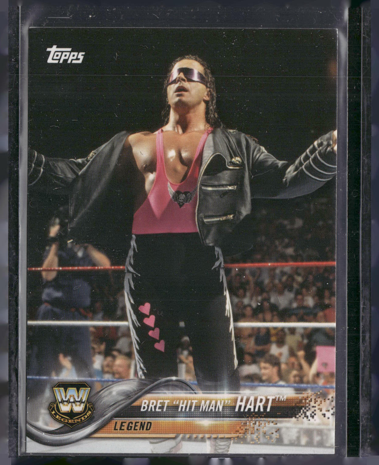 2018 Topps WWE Then Now Forever #190 Bret "Hit Man" Hart
