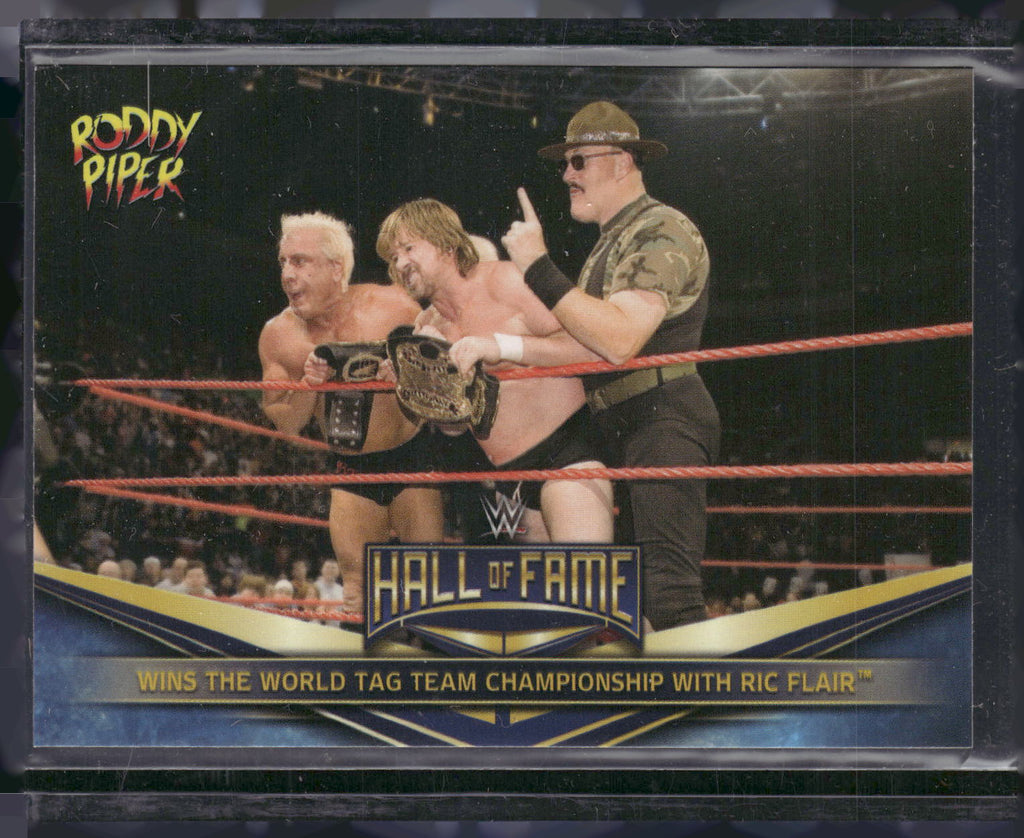 2018 Topps WWE Then Now Forever #40 Wins the World Tag Team Championship