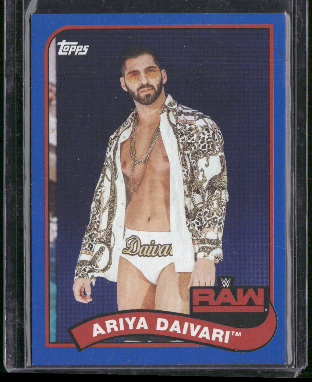 2018 Topps WWE Heritage #112 Ariya Daivari Blue #/50