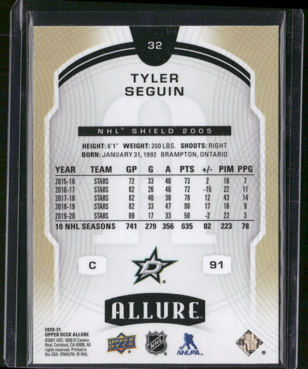 2020-21 Upper Deck Allure #32 Tyler Seguin 2005 Shield