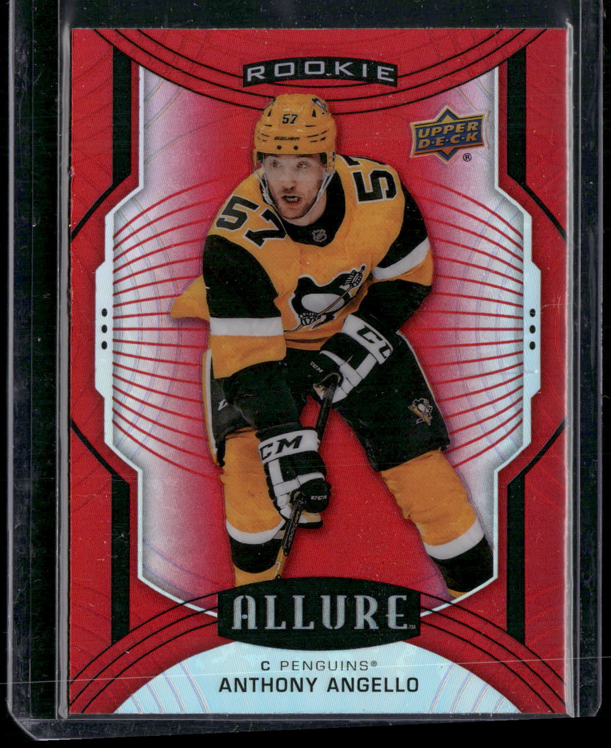 2020-21 Upper Deck Allure #101 Anthony Angello Red Rainbow
