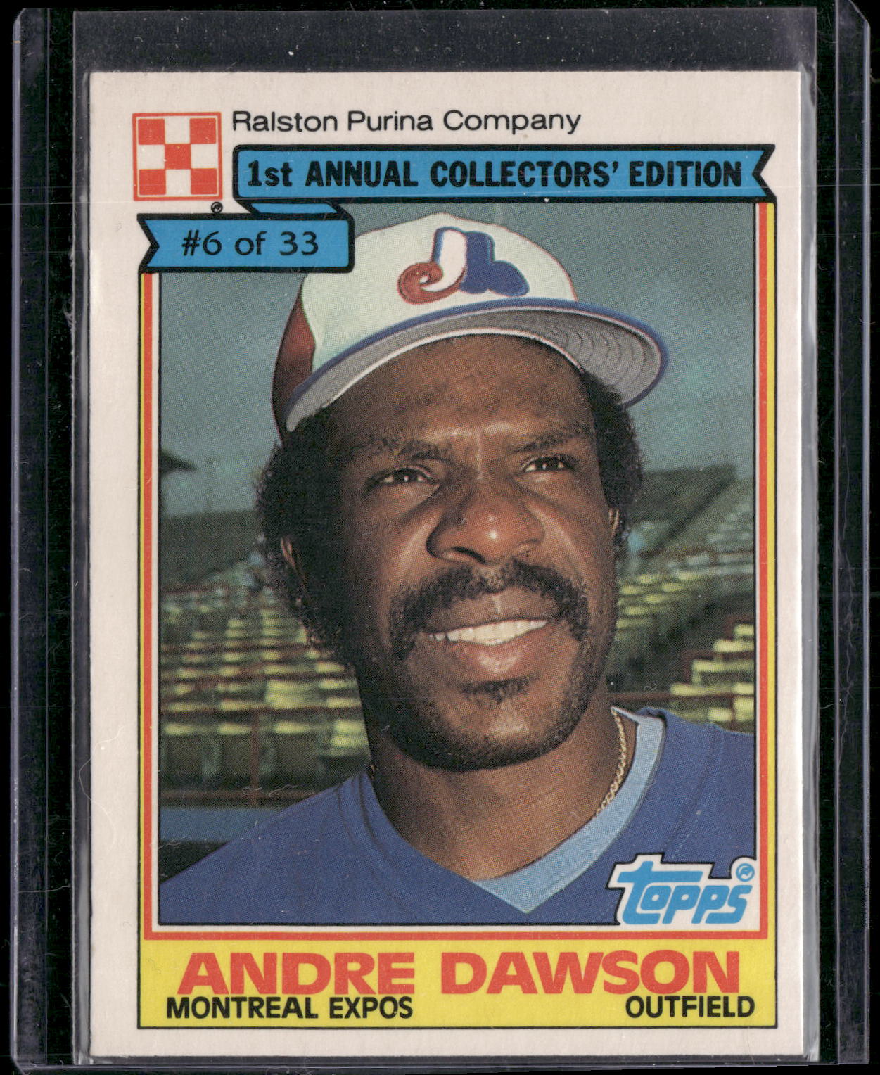 1984 Topps Cereal Series #6 Andre Dawson